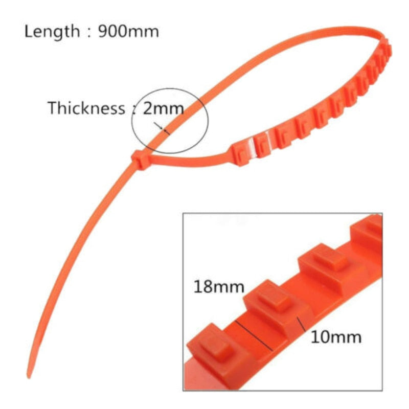 10Pcs Car Tire Anti-Skid Ties
