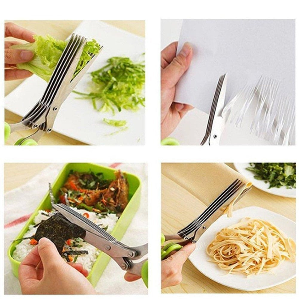 5 Blades Kitchen Scissors