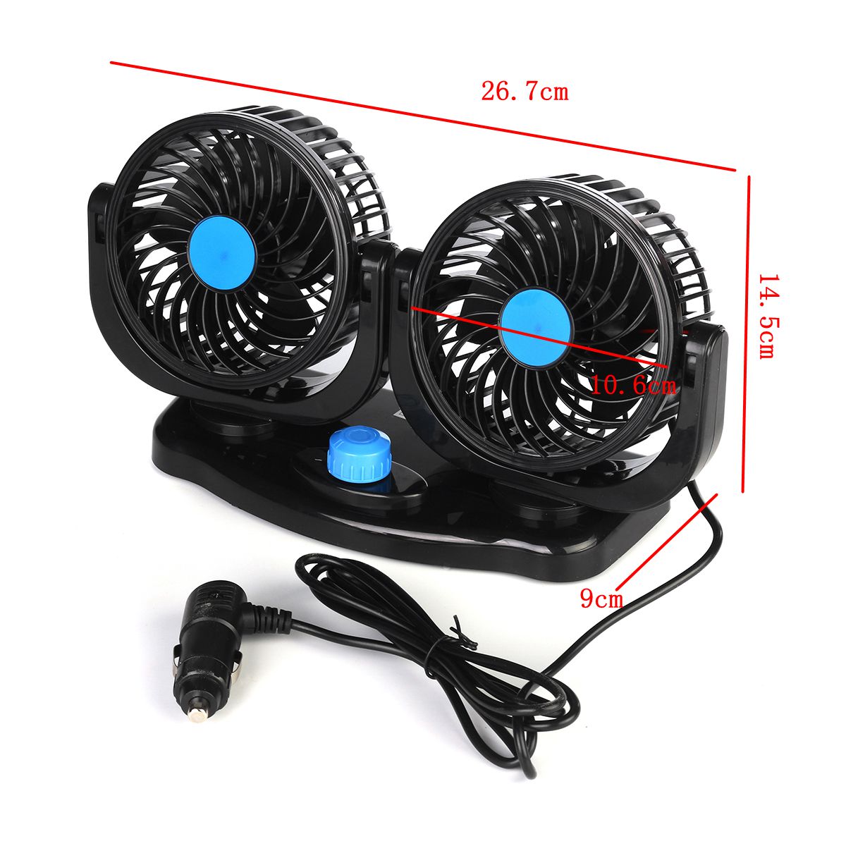 360 Degree Adjustable Car Fan