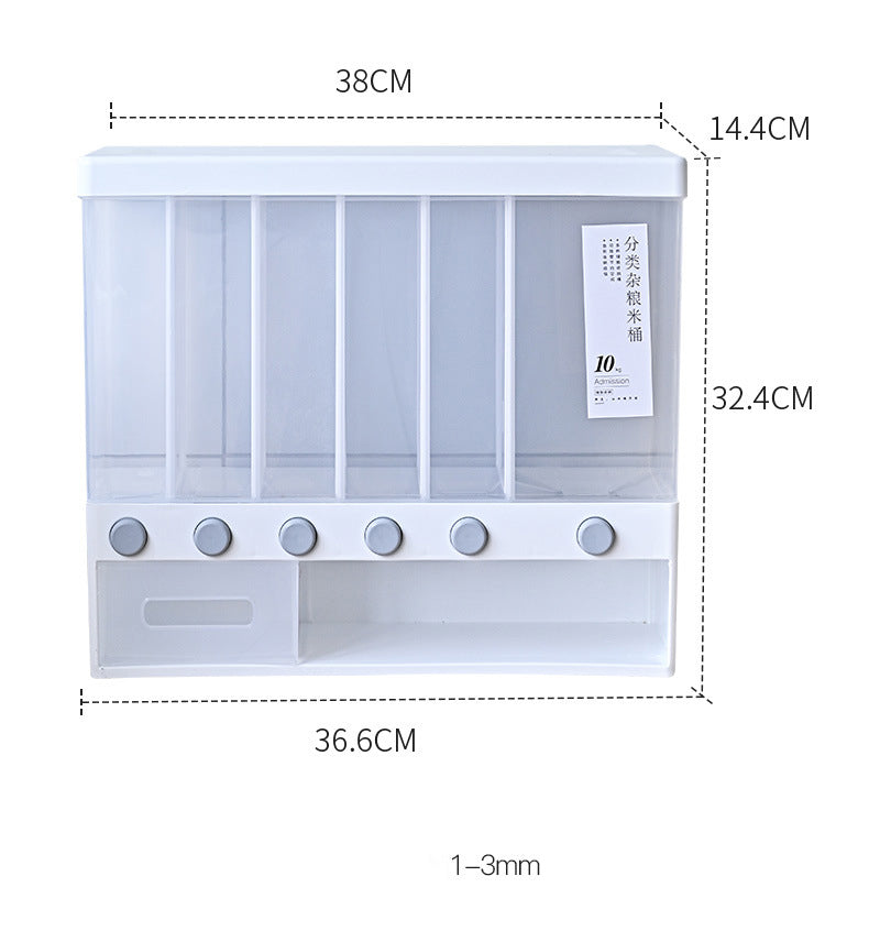 10KG Wall Mounted Cereal Dispenser