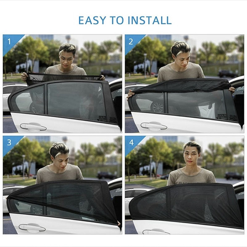 2pcs Car Side Window Sunshades