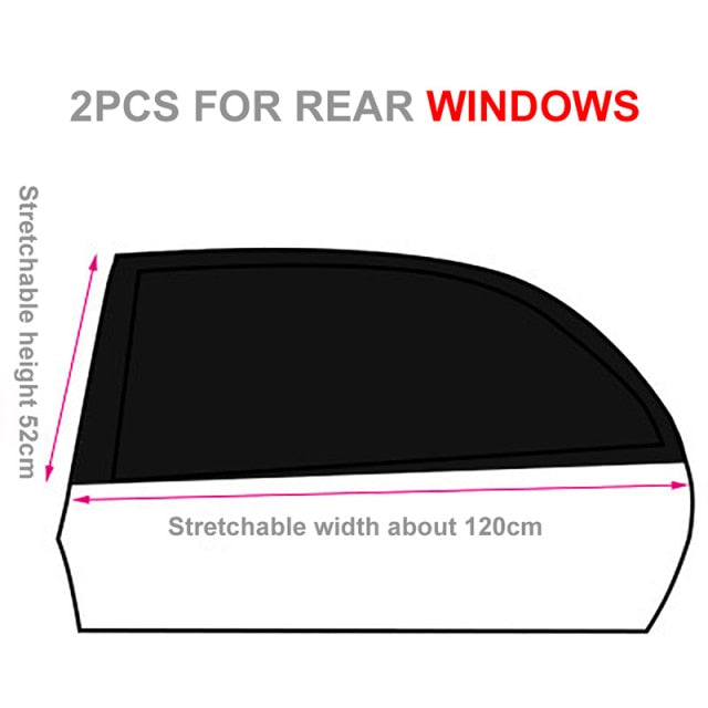 2pcs Car Side Window Sunshades