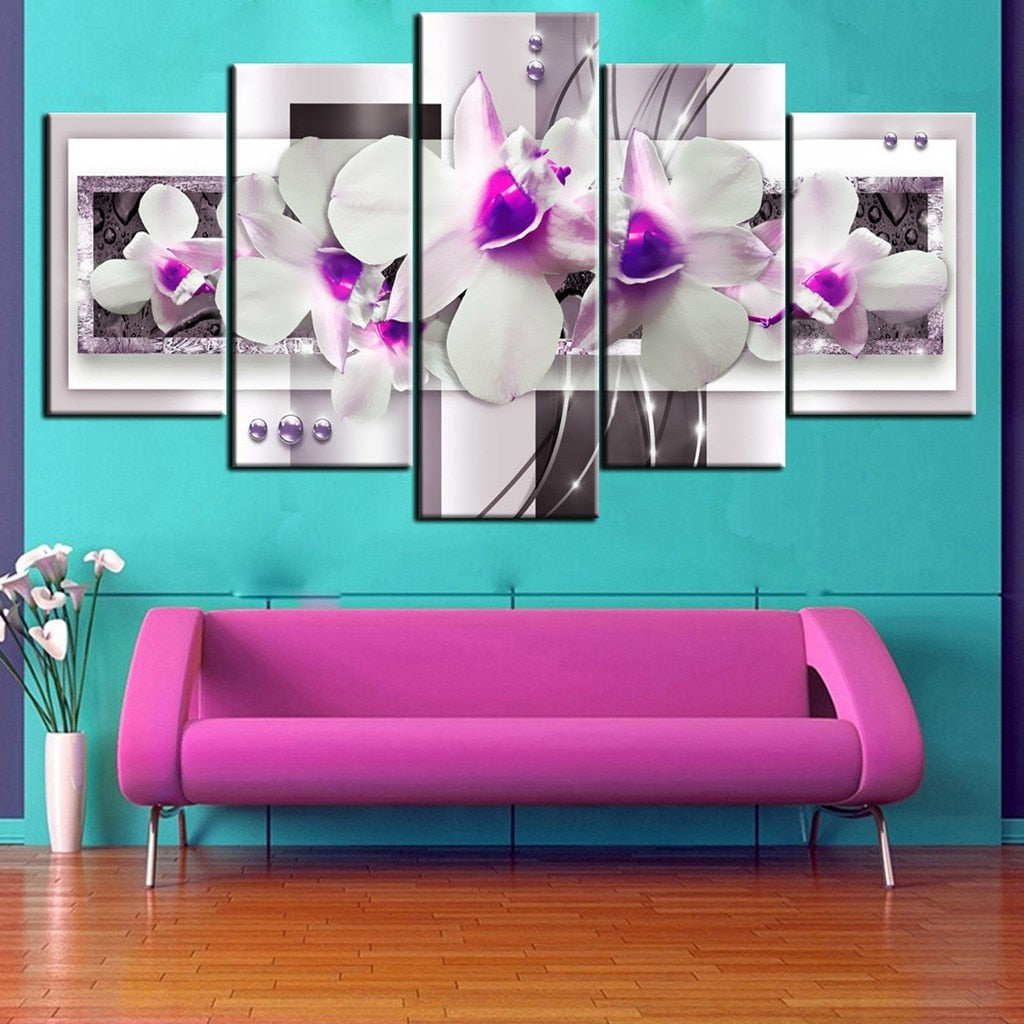 Fashion Flower Wall Painting