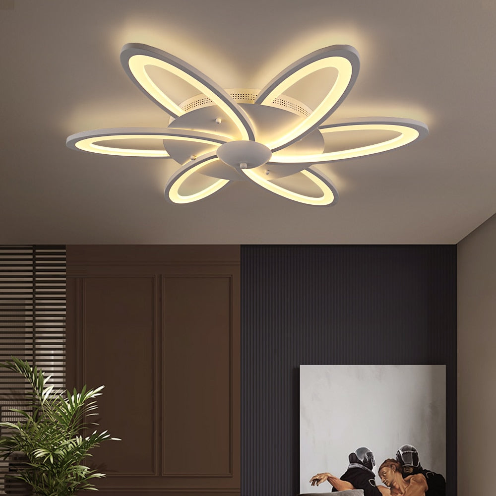 Modern Flower Shape LED Ceiling Light