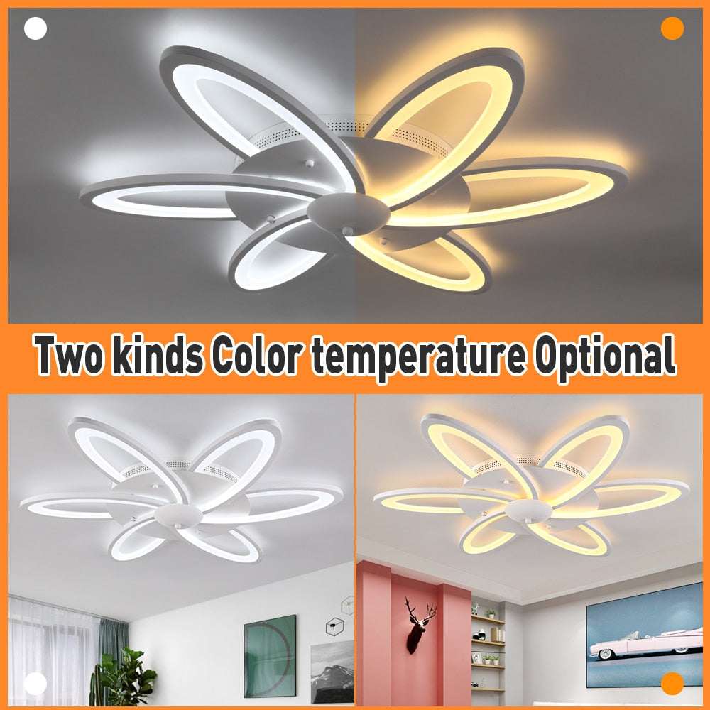 Modern Flower Shape LED Ceiling Light