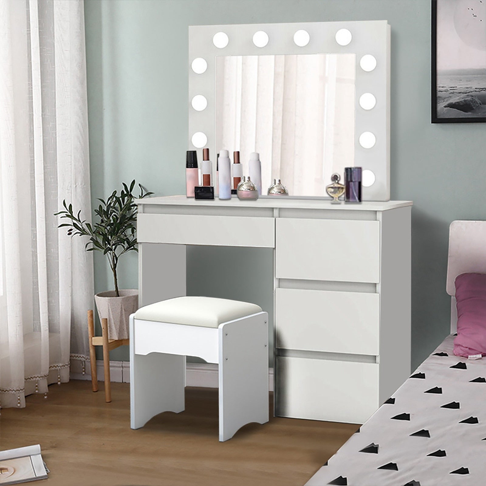 LED Bedroom Dressing Table